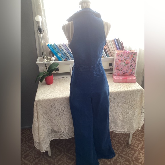 NEWT Women's Denim Jumpsuit size M - Picture 2 of 16